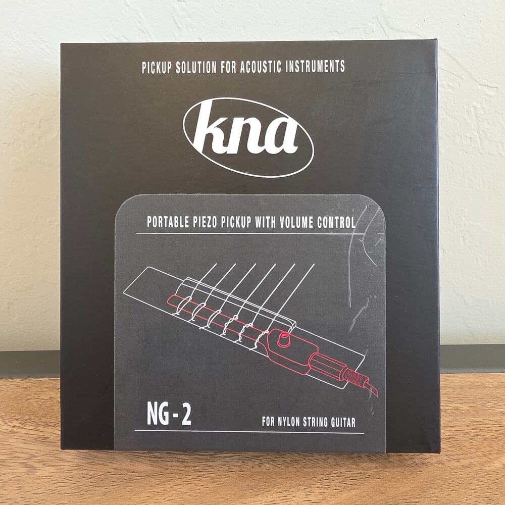 KNA NG-2 Nylon String Guitar Pickup Portable Piezo Pickup Volume Control